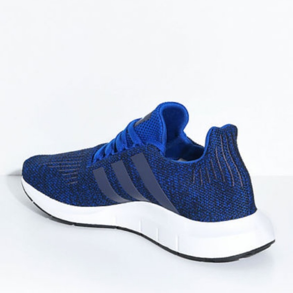 blue adidas swift run